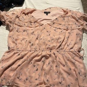 Lane Bryant Bundle: pink and purple tops, size 18 and 18/20.